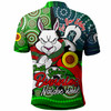 South Sydney Rabbitohs Custom Polo Shirt - Rabbitohs Bunnies Naidoc Week For Our Elders With Dot Bunnies Sport Style Polo Shirt