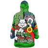 South Sydney Rabbitohs Custom Snug Hoodie - Rabbitohs Bunnies Naidoc Week For Our Elders With Dot Bunnies Sport Style Oodie