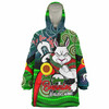 South Sydney Rabbitohs Custom Snug Hoodie - Rabbitohs Bunnies Naidoc Week For Our Elders With Dot Bunnies Sport Style Oodie