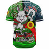 South Sydney Rabbitohs Custom Baseball Shirt - Rabbitohs Bunnies Naidoc Week For Our Elders With Dot Bunnies Sport Style Shirt