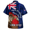 New Zealand Anzac Day Custom Hawaiian Shirt - FLag Anzac Day Maori Patterns Hawaiian Shirt