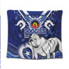 Canterbury-Bankstown Bulldogs Naidoc Week Custom Tapestry - For Our Elders Doggies Aboriginal Inspired Tapestry