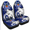 Canterbury-Bankstown Bulldogs Naidoc Week Custom Car Seat Covers - For Our Elders Doggies Aboriginal Inspired Car Seat Covers