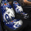 Canterbury-Bankstown Bulldogs Naidoc Week Custom Car Seat Covers - For Our Elders Doggies Aboriginal Inspired Car Seat Covers