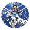 Cronulla-Sutherland Sharks Naidoc Week Custom Round Rug - Naidoc Week Doggies Round Rug