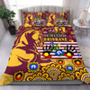 Brisbane Broncos Naidoc Week Custom Bedding Set - For Our Elders Brisbane Broncos Aboriginal Inspired Bedding Set