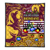 Brisbane Broncos Naidoc Week Custom Quilt - For Our Elders Brisbane Broncos Aboriginal Inspired Quilt