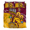 Brisbane Broncos Naidoc Week Custom Bedding Set - Bronx For Our Elders Aboriginal Inspired Bedding Set