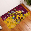 Brisbane Broncos Naidoc Week Custom Door Mat - Bronx For Our Elders Aboriginal Inspired Door Mat