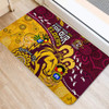 Brisbane Broncos Naidoc Week Custom Door Mat - Bronx For Our Elders Aboriginal Inspired Door Mat