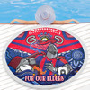Newcastle Knights Naidoc Week Custom Beach Blanket - For Our Elders Home Jersey Beach Blanket
