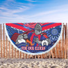 Newcastle Knights Naidoc Week Custom Beach Blanket - For Our Elders Home Jersey Beach Blanket