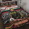 Penrith Panthers Naidoc Week Custom Quilt Bed Set - For Our Elders Home Jersey Quilt Bed Set
