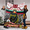 Penrith Panthers Naidoc Week Custom Blanket - For Our Elders Home Jersey Blanket