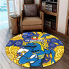 Parramatta Eels Naidoc Week Custom Round Rug - For Our Elders Home Jersey Round Rug