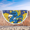 Parramatta Eels Naidoc Week Custom Beach Blanket - For Our Elders Home Jersey Beach Blanket