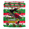 South Sydney Rabbitohs Custom Bedding Set - For Our Elders Aboriginal Inspired Bedding Set