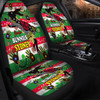 Rabbitohs Naidoc Week Custom Car Seat Covers - For Our Elders Aboriginal Inspired Car Seat Covers