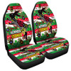 Rabbitohs Naidoc Week Custom Car Seat Covers - For Our Elders Aboriginal Inspired Car Seat Covers