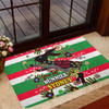 South Sydney Rabbitohs Custom Door Mat - For Our Elders Aboriginal Inspired Door Mat