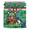 Canberra Raiders Naidoc Week Custom Bedding Set - For Our Elders Home Jersey Bedding Set