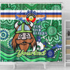 Canberra Raiders Naidoc Week Custom Shower Curtain - For Our Elders Home Jersey Shower Curtain