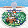 Canberra Raiders Naidoc Week Custom Beach Blanket - For Our Elders Home Jersey Beach Blanket