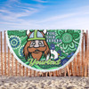 Canberra Raiders Naidoc Week Custom Beach Blanket - For Our Elders Home Jersey Beach Blanket