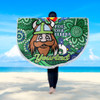 Canberra Raiders Naidoc Week Custom Beach Blanket - For Our Elders Home Jersey Beach Blanket
