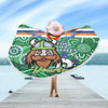Canberra Raiders Naidoc Week Custom Beach Blanket - For Our Elders Home Jersey Beach Blanket