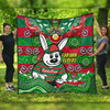 South Sydney Rabbitohs Custom Quilt - For Our Elders Home Jersey Quilt