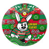 South Sydney Rabbitohs Custom Round Rug - For Our Elders Home Jersey Round Rug