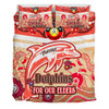 Redcliffe Dolphins Naidoc Week Custom Bedding Set - For Our Elders Home Jersey Bedding Set