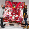 St. George Illawarra Dragons Naidoc Week Custom Quilt - For Our Elders Home Jersey Quilt