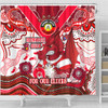 St. George Illawarra Dragons Naidoc Week Custom Shower Curtain - For Our Elders Home Jersey Shower Curtain
