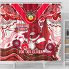 St. George Illawarra Dragons Naidoc Week Custom Shower Curtain - For Our Elders Home Jersey Shower Curtain