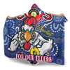 Sydney Roosters Naidoc Week Custom Hooded Blanket - For Our Elders Home Jersey Hooded Blanket