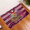 Manly Warringah Sea Eagles Custom Door Mat - For Our Elders Home Jersey Door Mat