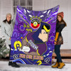 Melbourne Storm Naidoc Week Custom Blanket - For Our Elders Home Jersey Blanket