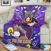 Melbourne Storm Naidoc Week Custom Blanket - For Our Elders Home Jersey Blanket