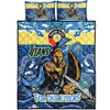 Gold Coast Titans Naidoc Week Custom Quilt Bed Set - For Our Elders Home Jersey Quilt Bed Set