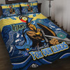 Gold Coast Titans Naidoc Week Custom Quilt Bed Set - For Our Elders Home Jersey Quilt Bed Set