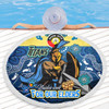 Gold Coast Titans Naidoc Week Custom Beach Blanket - For Our Elders Home Jersey Beach Blanket