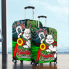 South Sydney Rabbitohs Custom Luggage Cover - Rabbitohs Bunnies Naidoc Week For Our Elders With Dot Bunnies Sport Style Luggage Cover