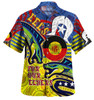 Parramatta Eels Naidoc Week Custom Hawaiian Shirt - Parramatta Eels Naidoc Week For Our Elders With Dot Art Hawaiian Shirt