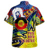 Parramatta Eels Naidoc Week Custom Hawaiian Shirt - Parramatta Eels Naidoc Week For Our Elders With Dot Art Hawaiian Shirt