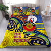 Parramatta Eels Naidoc Week Custom Bedding Set - Parramatta Eels Naidoc Week For Our Elders With Dot Art Bedding Set