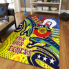 Parramatta Eels Naidoc Week Custom Area Rug - Parramatta Eels Naidoc Week For Our Elders With Dot Art Area Rug