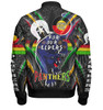 Penrith Panthers Naidoc Week Custom Bomber Jacket - Penrith Panthers Naidoc Week For Our Elders Australian Indigenous Dot Art Bomber Jacket