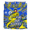 Parramatta Eels Naidoc Week Custom Bedding Set - For Our Elders Run to Paradise Bedding Set